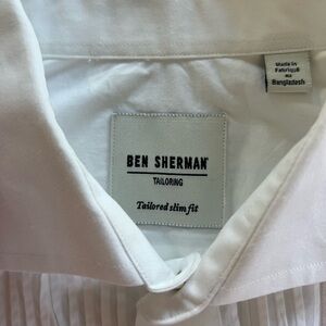 Ben Sherman Tailored Tuxedo Shirt - 15 inch